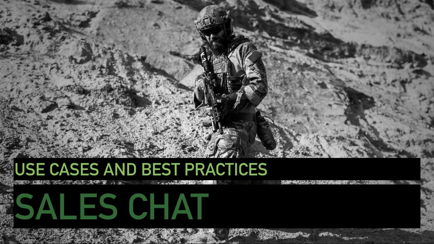 Sales Chat: Use Cases & Best Practices